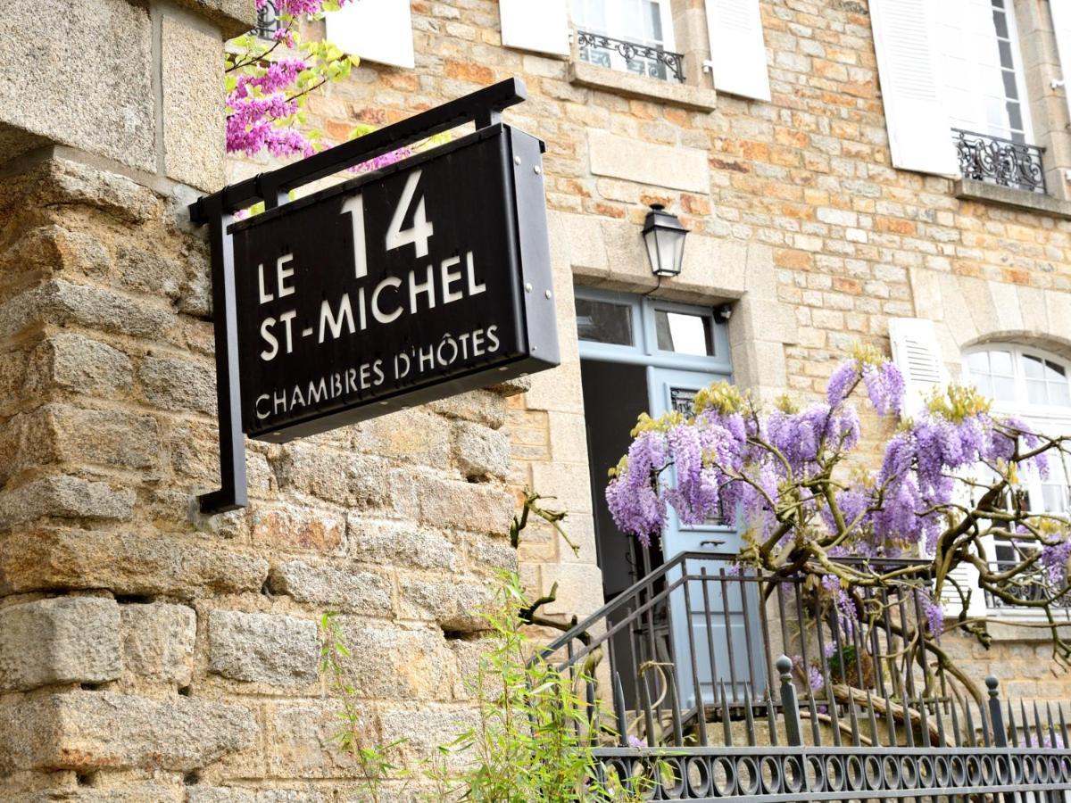 Bed and Breakfast Le 14 St Michel Josselin Exteriér fotografie